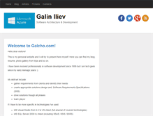 Tablet Screenshot of galcho.com